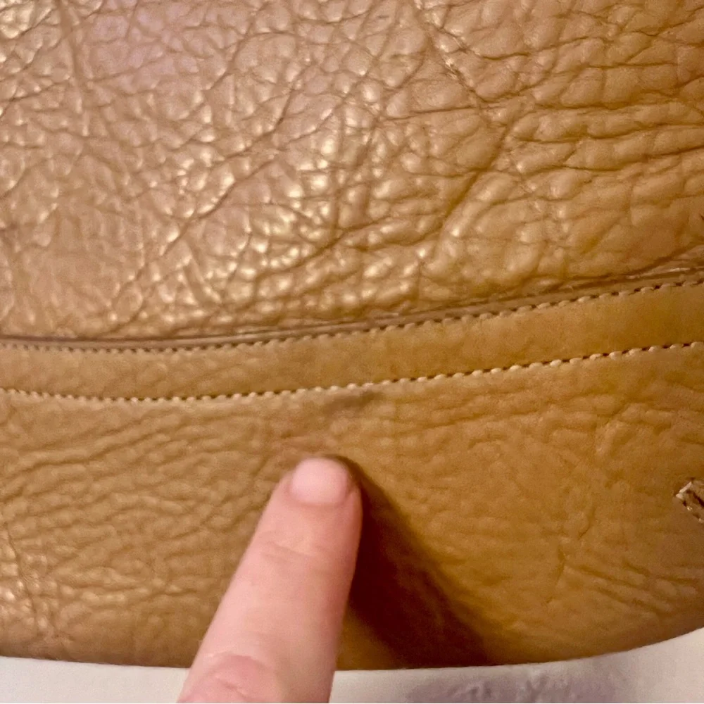 Coach 2006 Legacy Tan Thick Pebble Grain Leather Shoulder Hobo Bag Purse - Picture 13 of 17